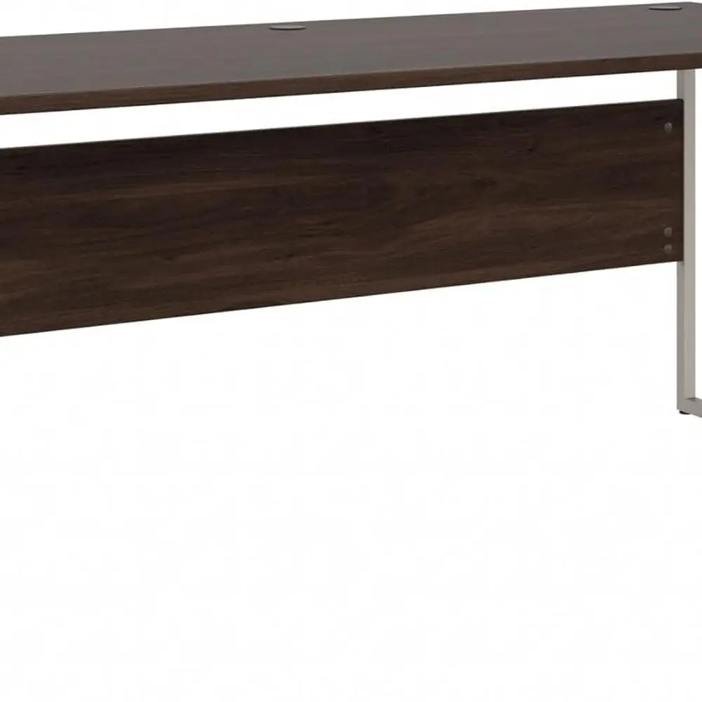 

Гибридный компьютерный стол из черного ореха 72 Вт x 30D с металлическим каркасом