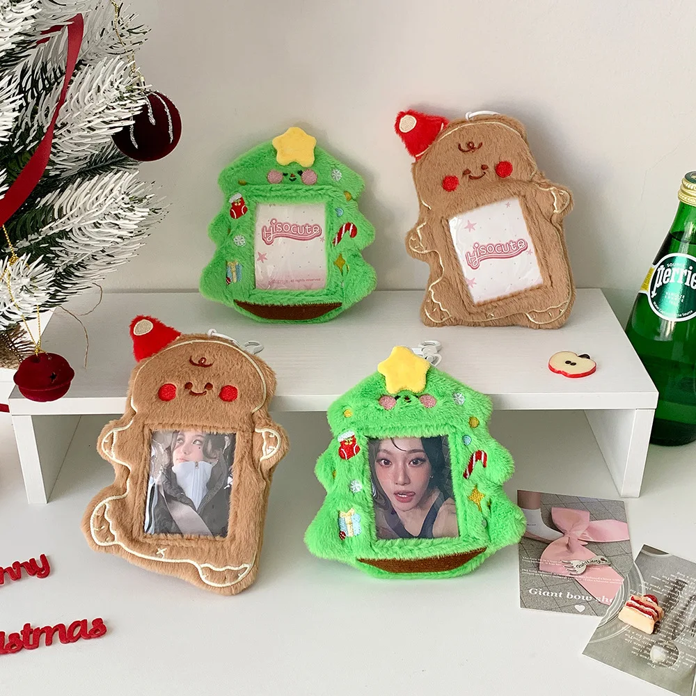 Game Gingerbread Man Cosplay Fotokaarthouder Pluche Kaarthoes Sleutelhanger Leuke Figuur Rugzak Decoratie Unisex Kerst Rekwisieten