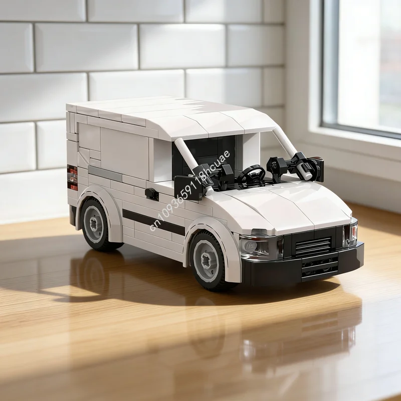 247 Piezas MOC Volkswagen Caddy, Bloques de Construcción de Modelo de Auto de 6 Espigas, Arquitectura, Regalos de Navidad, Juguete de Ensamblaje, Idea Creativa DIY