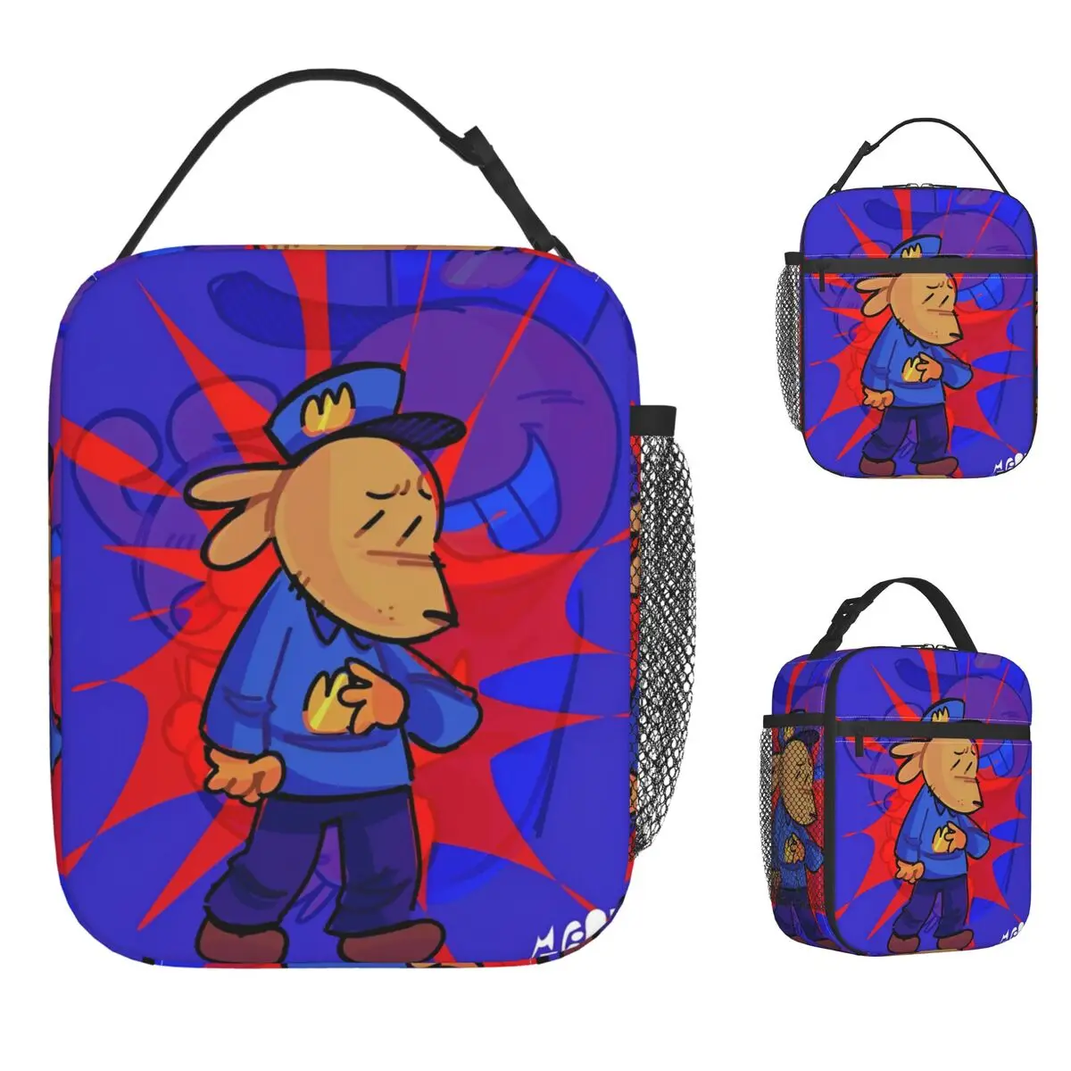 

Dog Man Dogman Movie Lunch Bag Outdoor Picnic Lunch Box For Women Vintage Thermal Tote Handbags Oxford Portable Cooler Bag