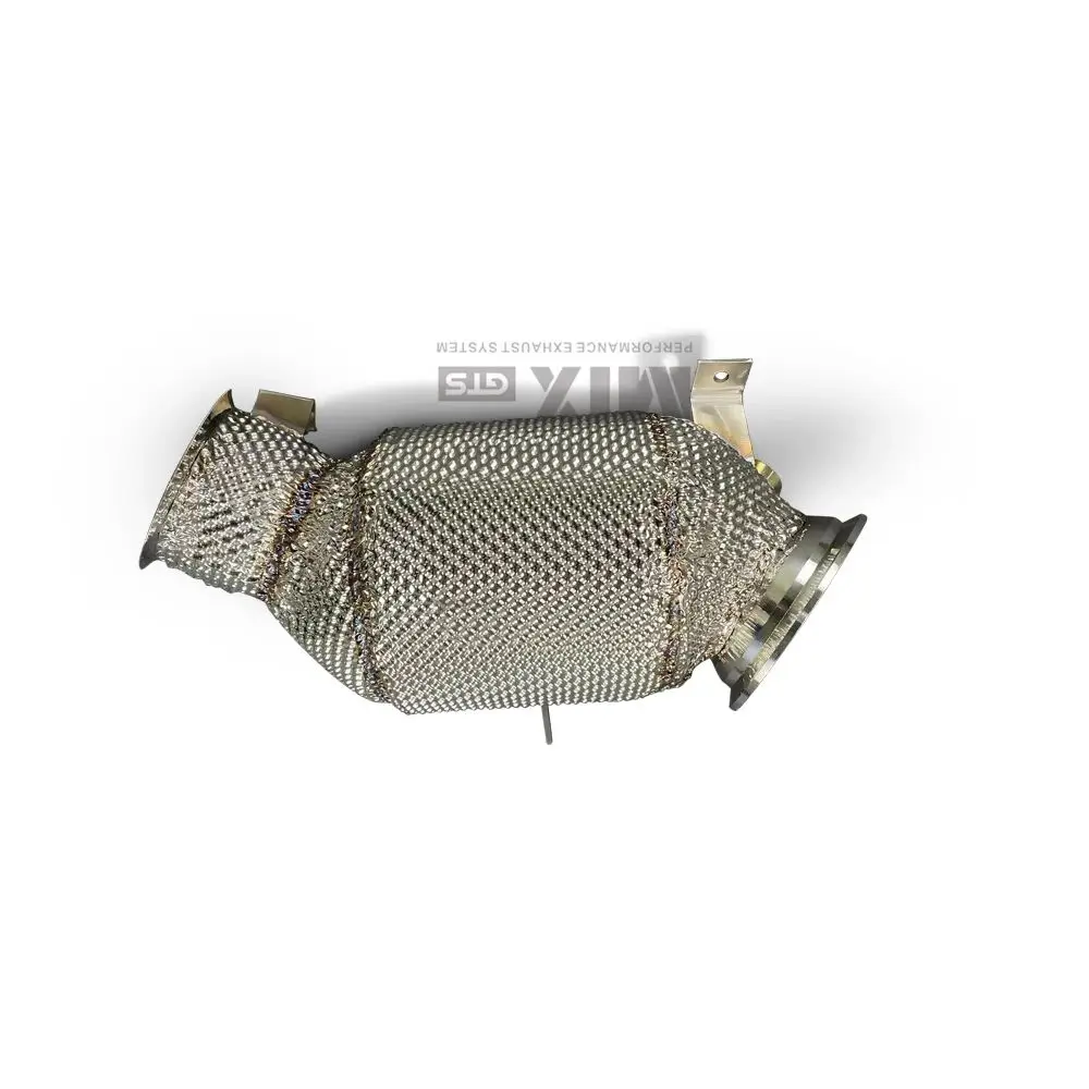 for Mercedes Benz G350 2.0T W464 stainless steel downpipe with high-performance exhaust heat shield high flow exhaust downpipe