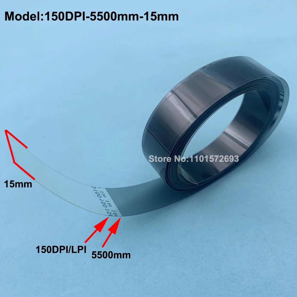 1PC Flora LJ320P LJ520P Encoder Raster Strip 150DPI For Gongzheng Witcolor Spectra Polaris PQ512 Printhead 150LPI Raster Tape