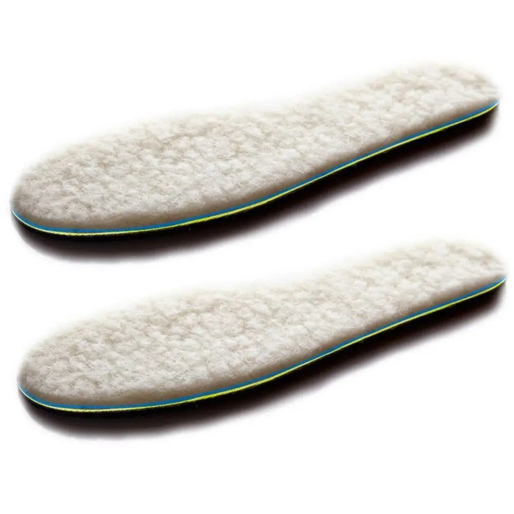 Wool Thicken Lamb Suede Insoles Breathable Sweat-Absorbant Snow Boots Insoles Keep Warm Thermal Insulation Cashmere Insoles