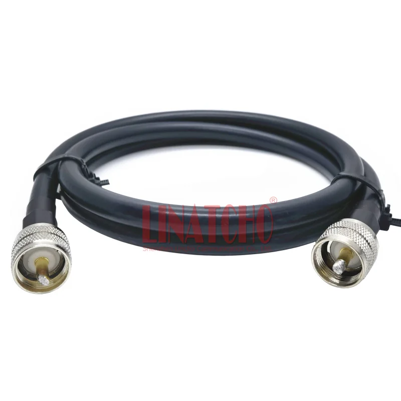 1 Meter RG213 SYV-50-7 Cable Low Loss Coaxial Cable PL259 M to PL259 UHF Male Connector