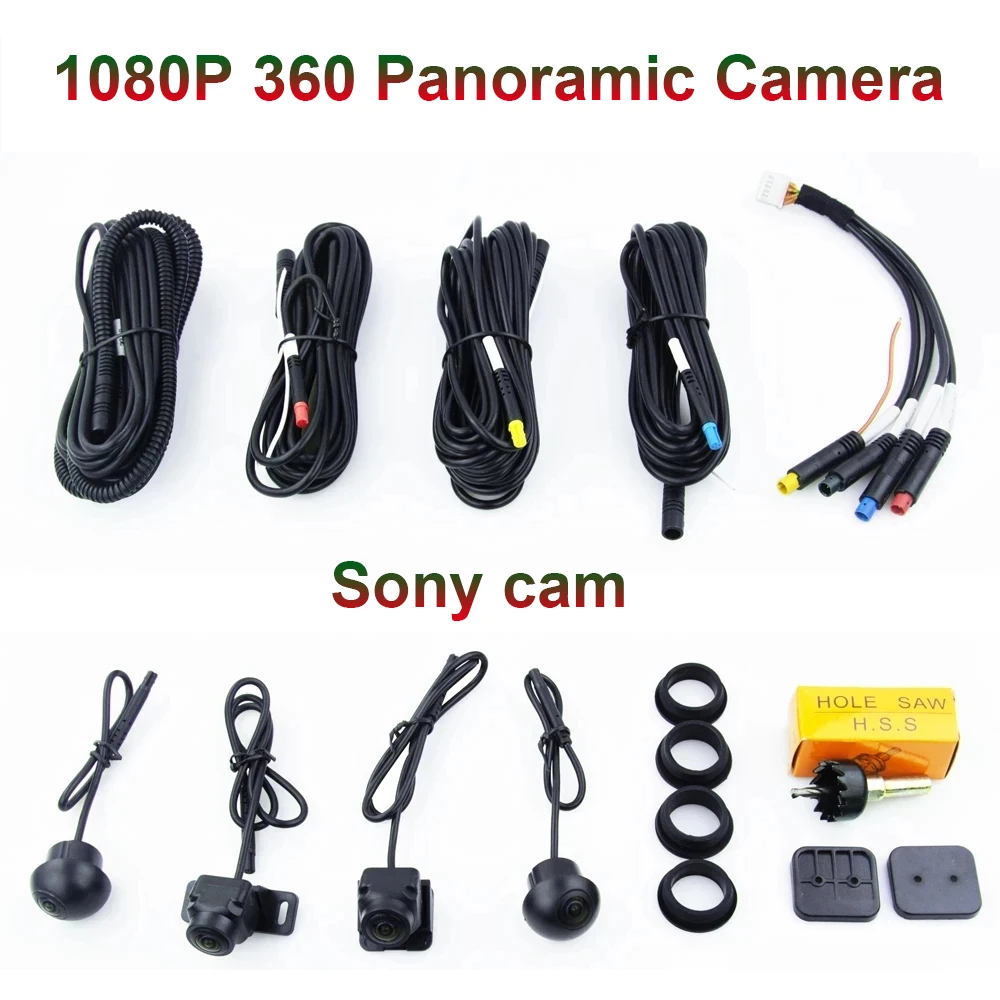 

For sony 360 degree camera panoramic 1080P/720P Night view HD CAM Bird View System