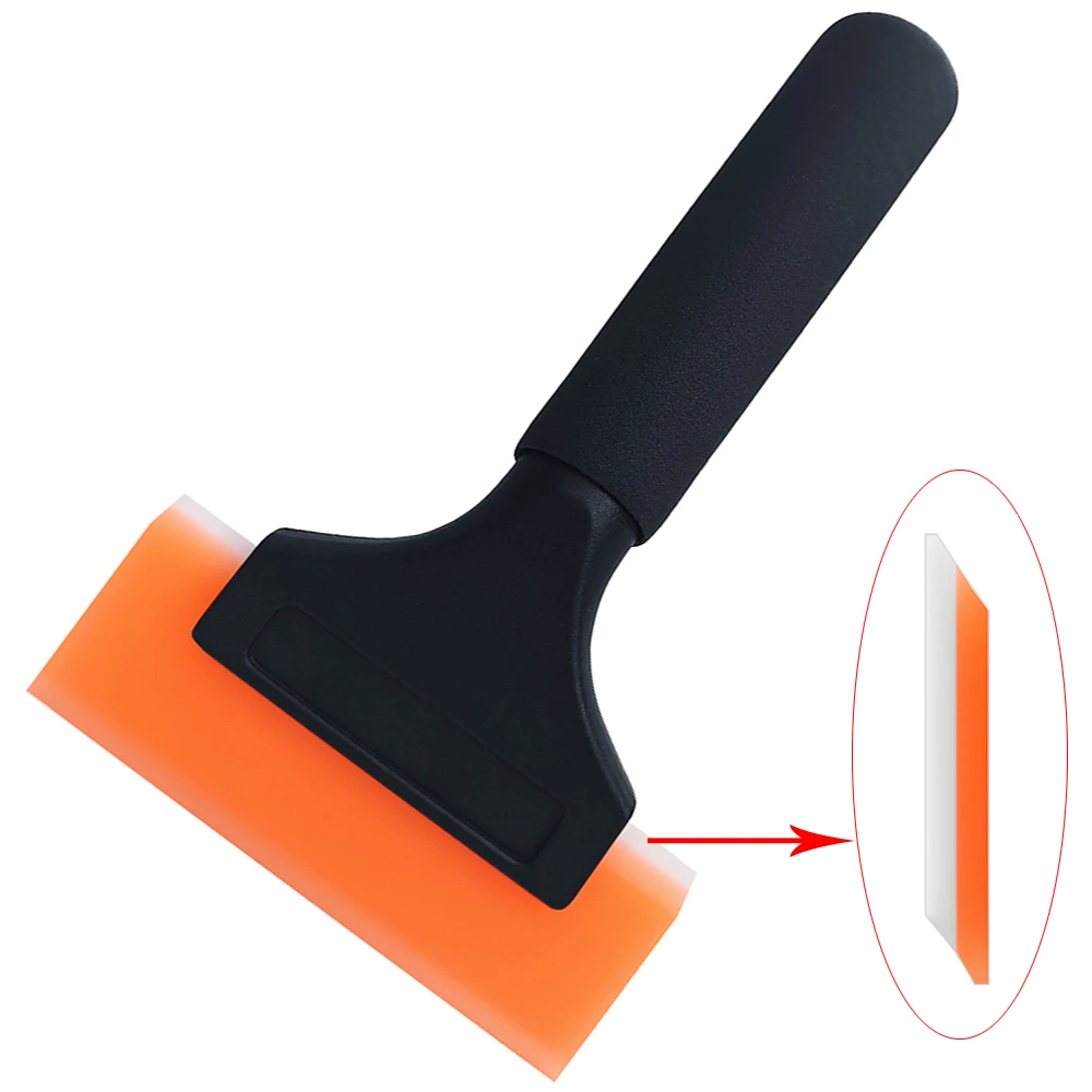 

Window Film Long Handle Handle Squeegee Cleaning 5 Inch Silicone Blade Water Wiper Car Glass Cleaning for Tinting Film Spatula
