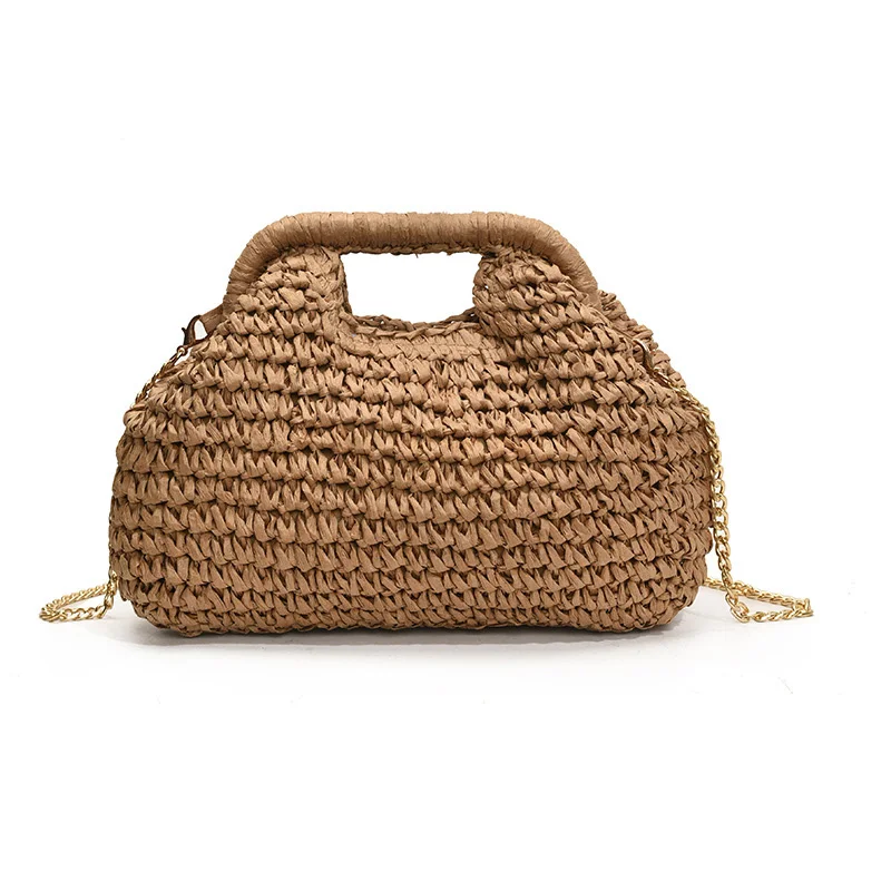 Merk Dameshandtassen Modieuze Geavanceerde Cliptassen Lichte Luxe En Veelzijdige Banket Clutch Bags Zomer Geweven Messenger Bags