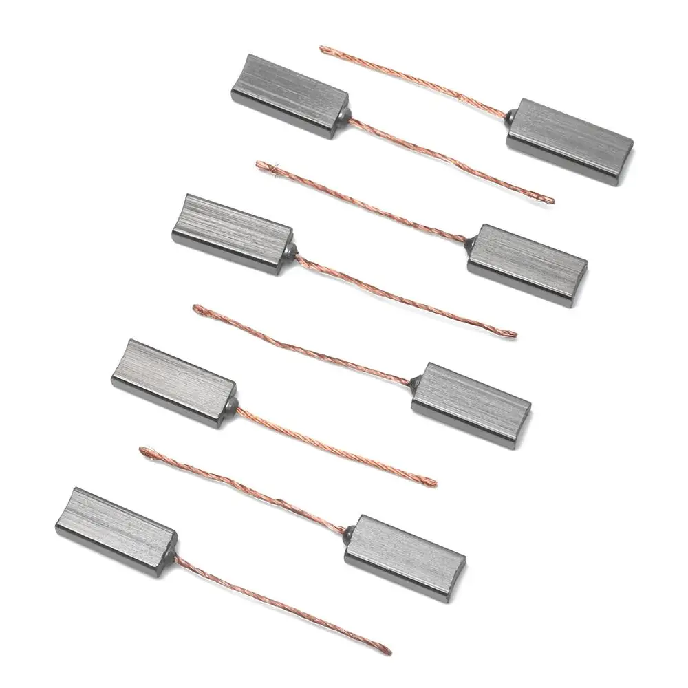 

10/20pcs Hot sale Hand Tools 4.5 x 6.5 x 20mm Brush Replacement Carbon Brushes Wire Electric Motor Leads Generator