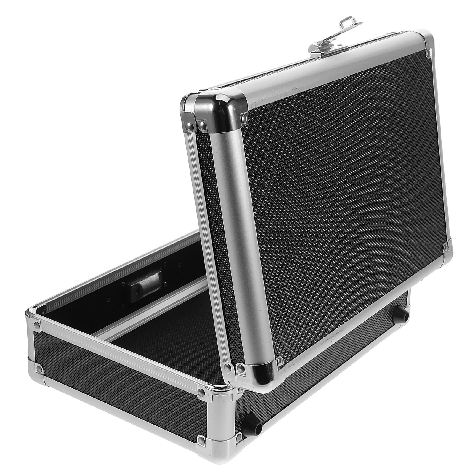 

Large Capacity Aluminum Alloy Toolbox Organizer Multi-Purpose Tool Storage Case with Handle Rustproof Metal Box for Hardware and