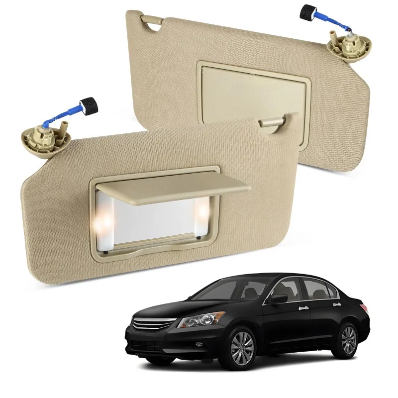 Parasol Gris Beige para Honda Accord 2008 2009 2010 2011 2012-2017, 83280TA5A51ZA, Parasol para Auto, Lado del Conductor, Accesorios para Auto