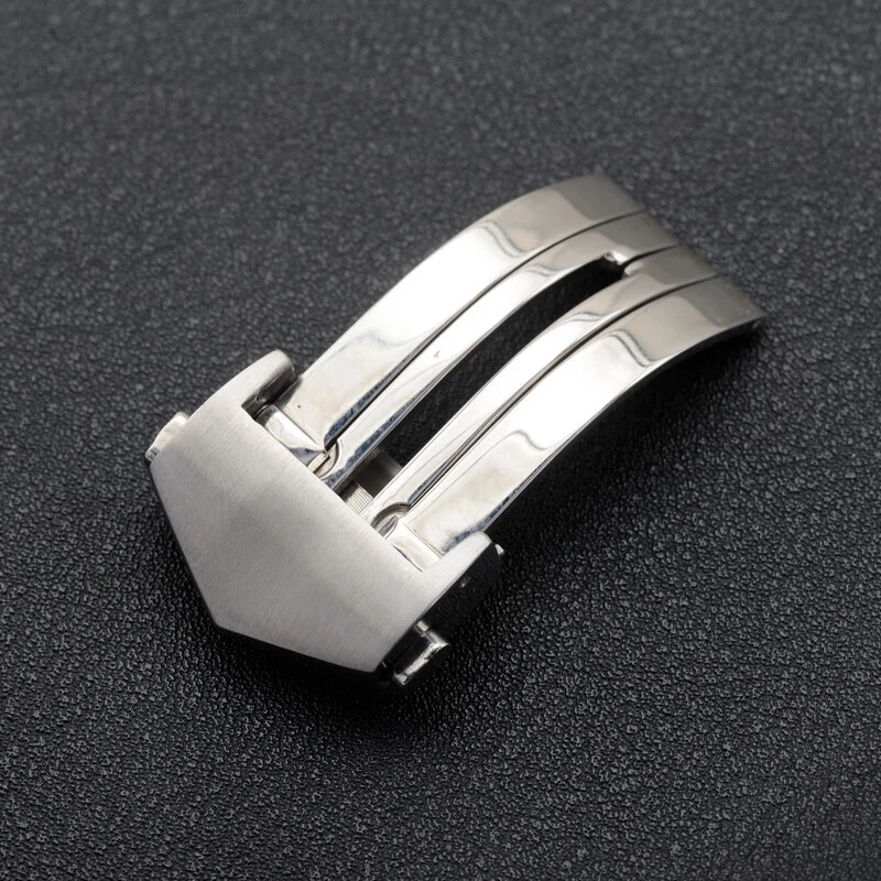 Anti-Rust Comfortable 18mm Double Press Watch Folding Buckle for TAG Heuer Leather Watch 18mm High Quality Watch Accessories