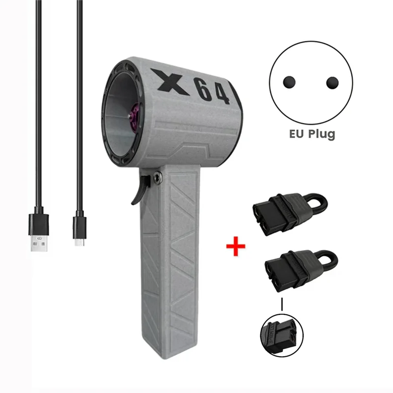 ABGR-X64 Mini Turbo Jet Fan Motore Brushless Potente Spinta Istantanea 1.4Kg/S 1000W Velocità del Vento Ventilatore Asciugatrice