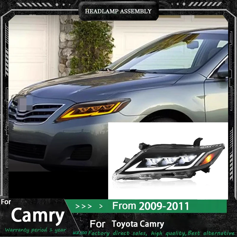 

Car Lights For Toyota Camry US Version Headlight 2009-2011 LED Projetor head Lamp Daytime Running Light Auto Accessories