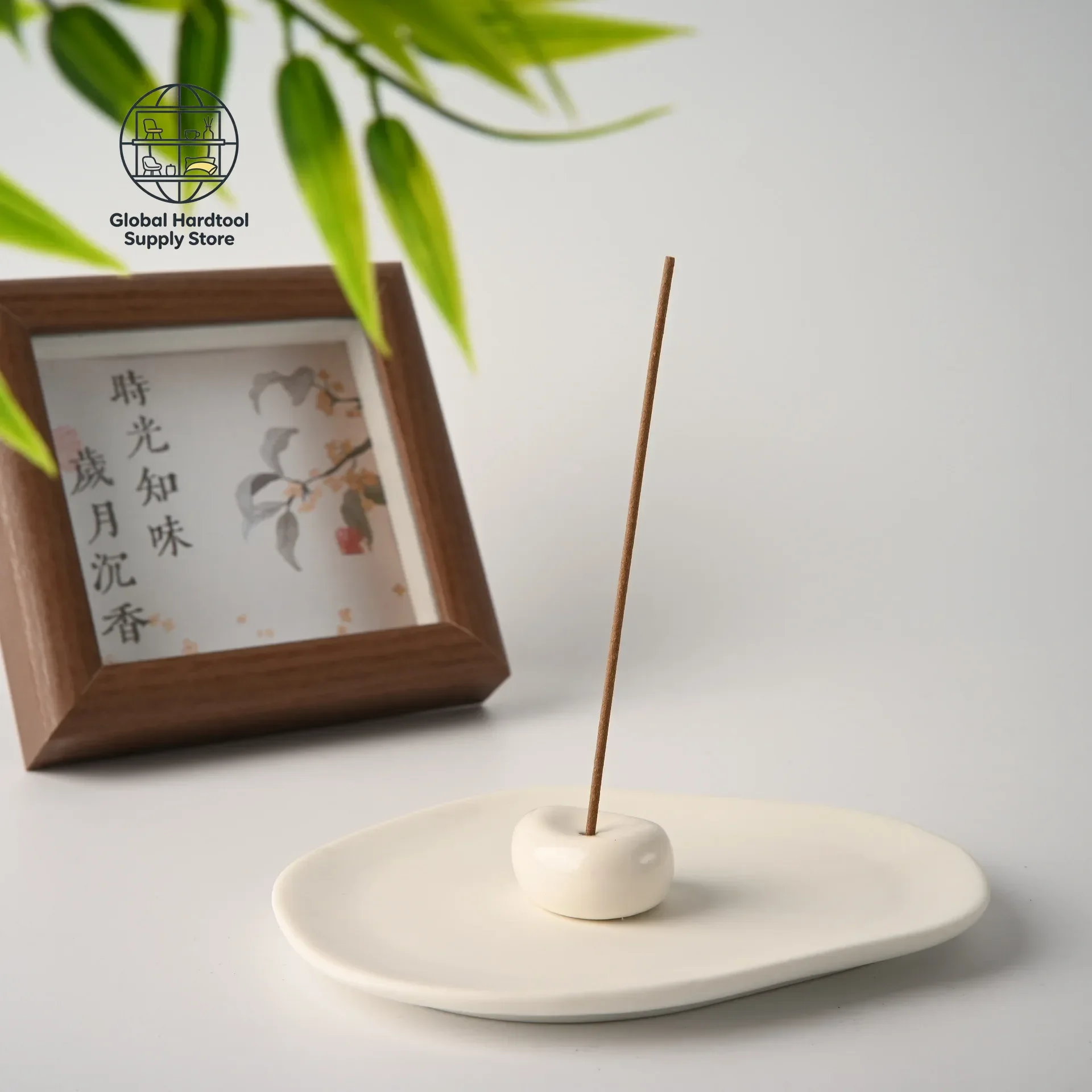 Ceramics  Aroma Holder Incense Holder Teahouse Incense Burner Ornament  Minimalist Reed Diffuser Stand Home Decor Gift