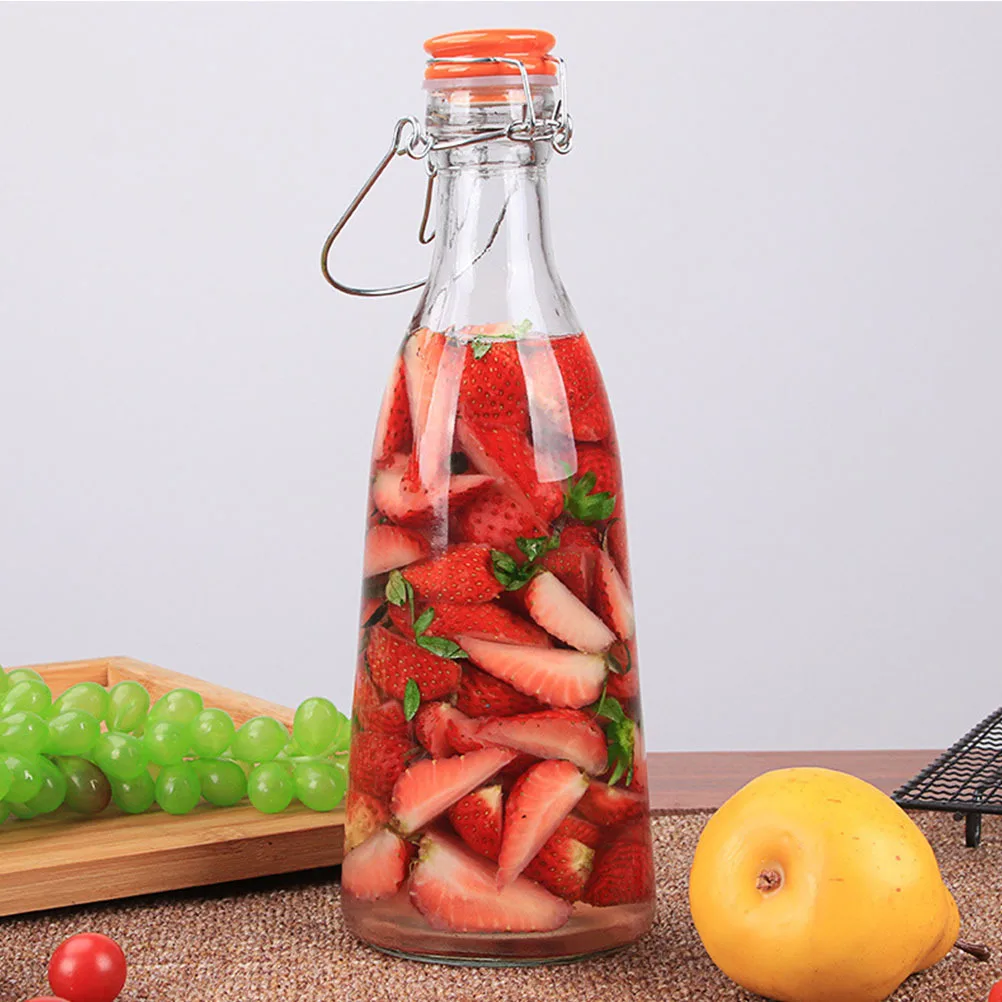 

Качающаяся бутылка, герметичная стеклянная герметичная кухонная гаджет для масла, сока, молока, пива, дома, сада, путешествий, качели