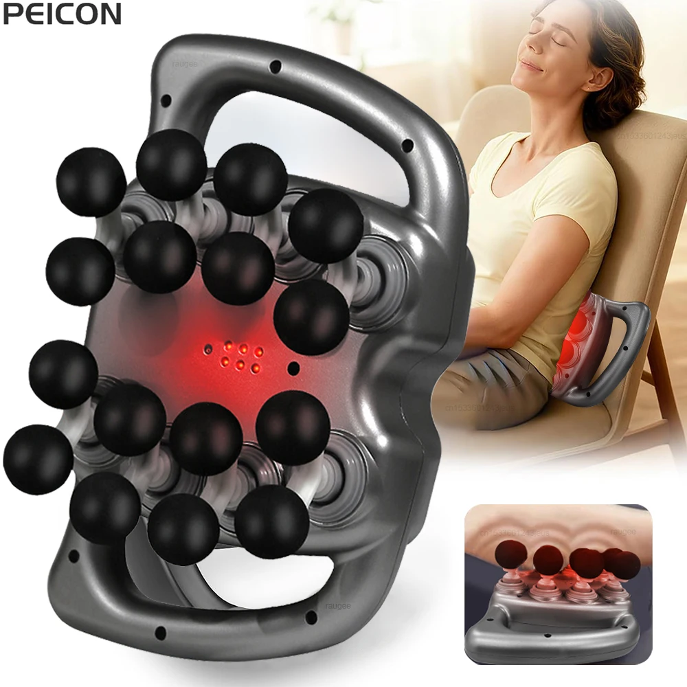 

Muscle Massage Gun High frequency Body Neck Shoulder Back Waist Massage Machine Professional 16-Head Electric Fascia Massage Gun
