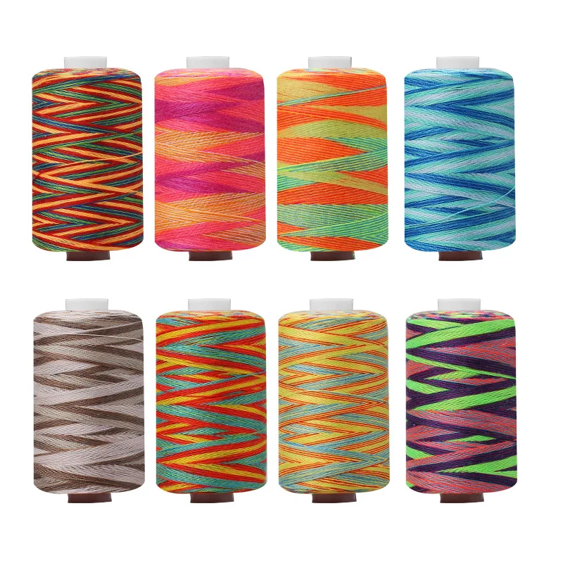 1000 Yards Household Colorful Polyester Sewing Thread Lock Hem Thread Durable Quilting Thread For Needlework DIY Sewing Repair