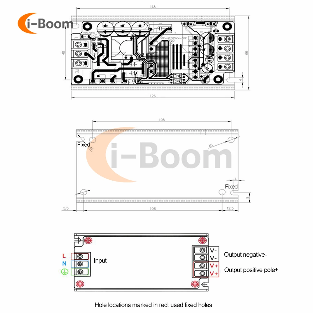 250W Active PFC AC-DC Switching Power Supply Module Isolated voltage stabilizer Industrial control module 90-264VAC 50/60Hz