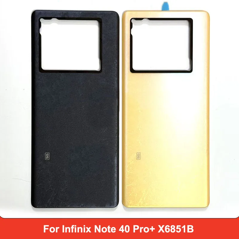 infinix-note-40-pro-x6851b用バッテリーバックカバー、infinix-note-40-pro-plus修理交換部品