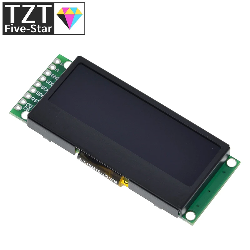 LCD19264 192*64 192X64 Grafische Matrix Lcd Module Scherm 3.3-5V Lcm Ingebouwde UC1609C controller Met Led Backlight
