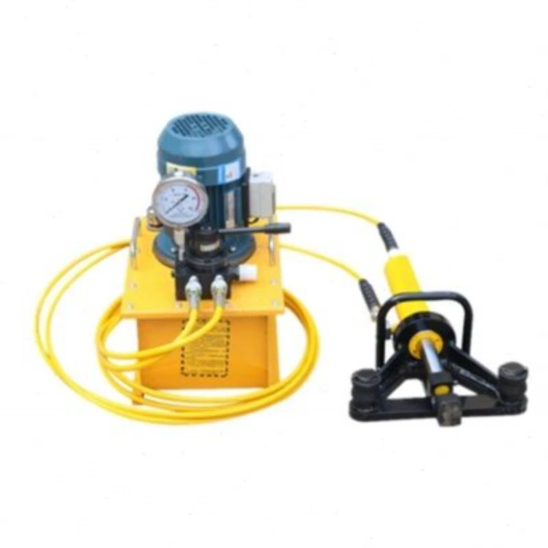 

Portable, bending. High-end handheld hydraulic bending straight bending machine 40 machine steel bar adjustment electric type