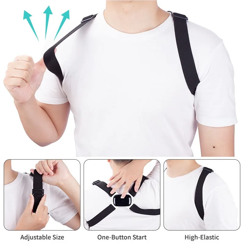 インテリジェント姿勢矯正バック姿勢コレクター子供バックサポート体の姿勢トレーナー鎖骨バックトレーナー