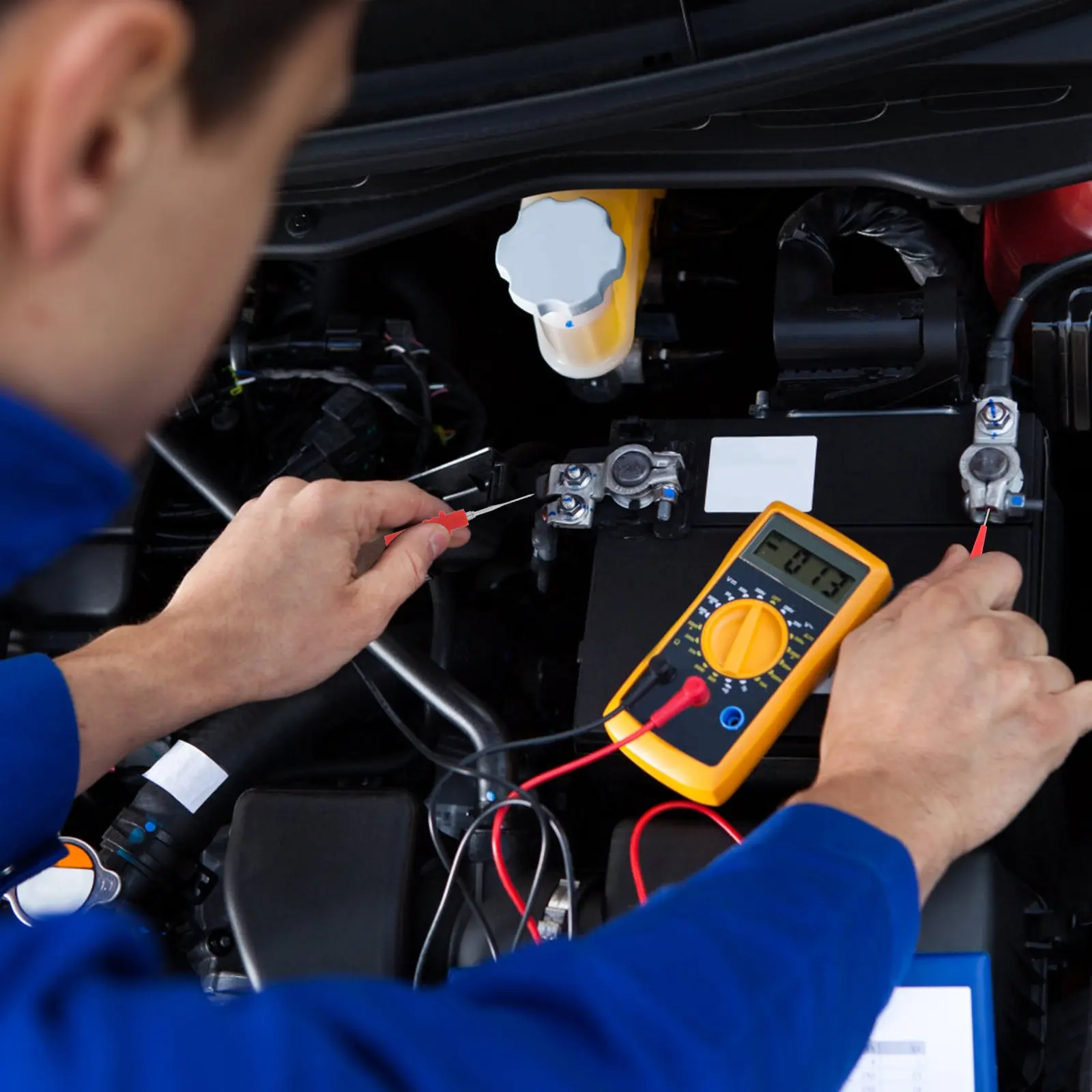 1 Juego de sondas de prueba no destructivas para pruebas eléctricas automotrices, juego de sondas de prueba traseras, kit de sondas para multímetro, diagnóstico de circuitos de automóviles