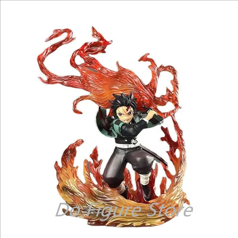 Demon Slayer Battle Damaged Version Kamado Tanjirou Action Figure 1/8 Scale Painted Figure Fire Ver. Tanjirou PVC Figure Toy