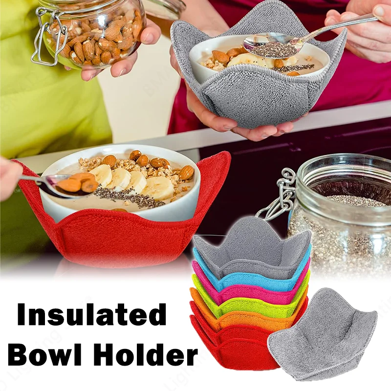 

Durable Anti Scalding Bowl mat Reusable Microwave Cozy Heat Resistant Design Multi-functional Anti Scalding For Kitchen Use