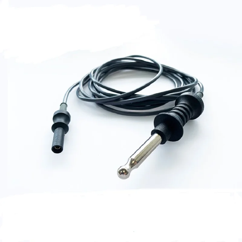 For Electrosurgical   monopolar Electrocoagulation cable Anti High Temperature Sterilization 8.0mm to 4.0mm plug fast shipping