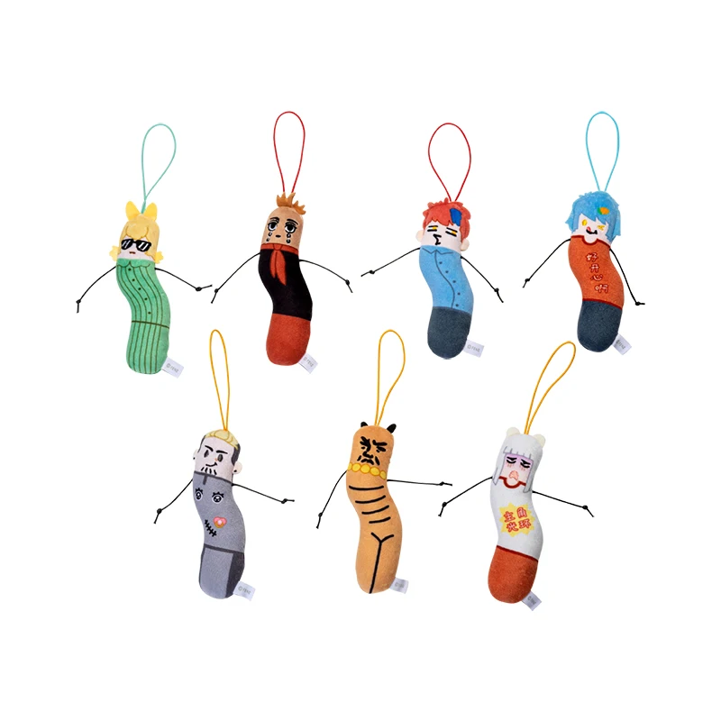 

Странная и милая серия абстрактных вогнутых форм, плюшевая слепая коробка, периферийные мини-куклы в стиле аниме, забавные фигурки, подвески, подарки