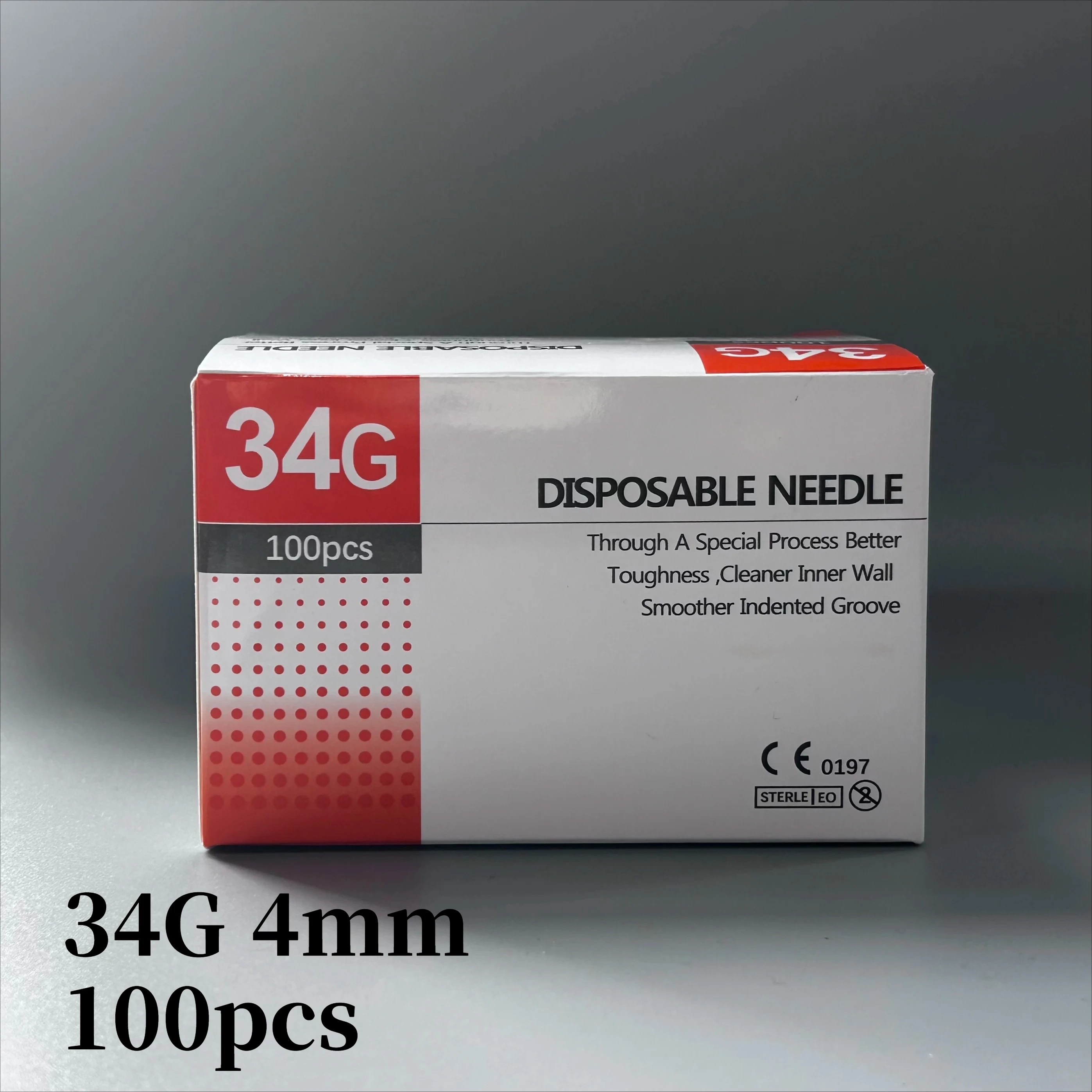 

10/20/50/100PCS 31g/32g/34g 4mm 13mm 25mm 38mm Superfine Small Painless needle ultrafine Teeth Eyelid Tool Needles