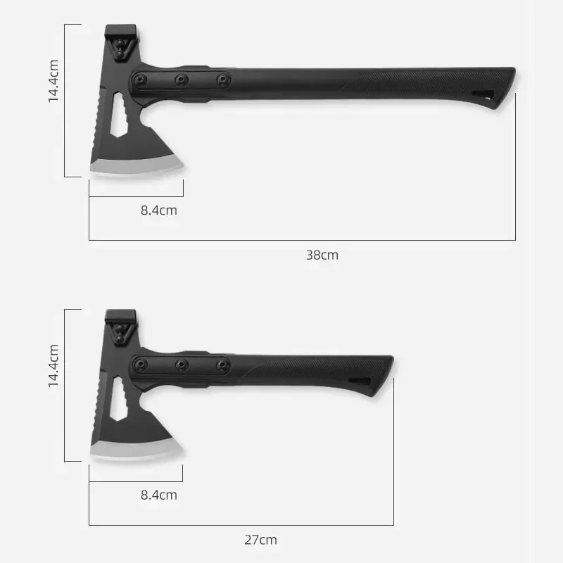 في الهواء الطلق EDC المحمولة متعددة الوظائف التكتيكية الفأس التخييم الجبل قطع الخشب سيارة الطوارئ نافذة الكسارة أدوات المطرقة