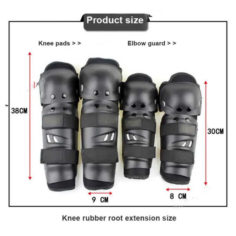 Elbow Pads Pe Windproof Comfort Adjustable Convenient Sports Protective Gear Knee Support Eva Riding Equipment Knee