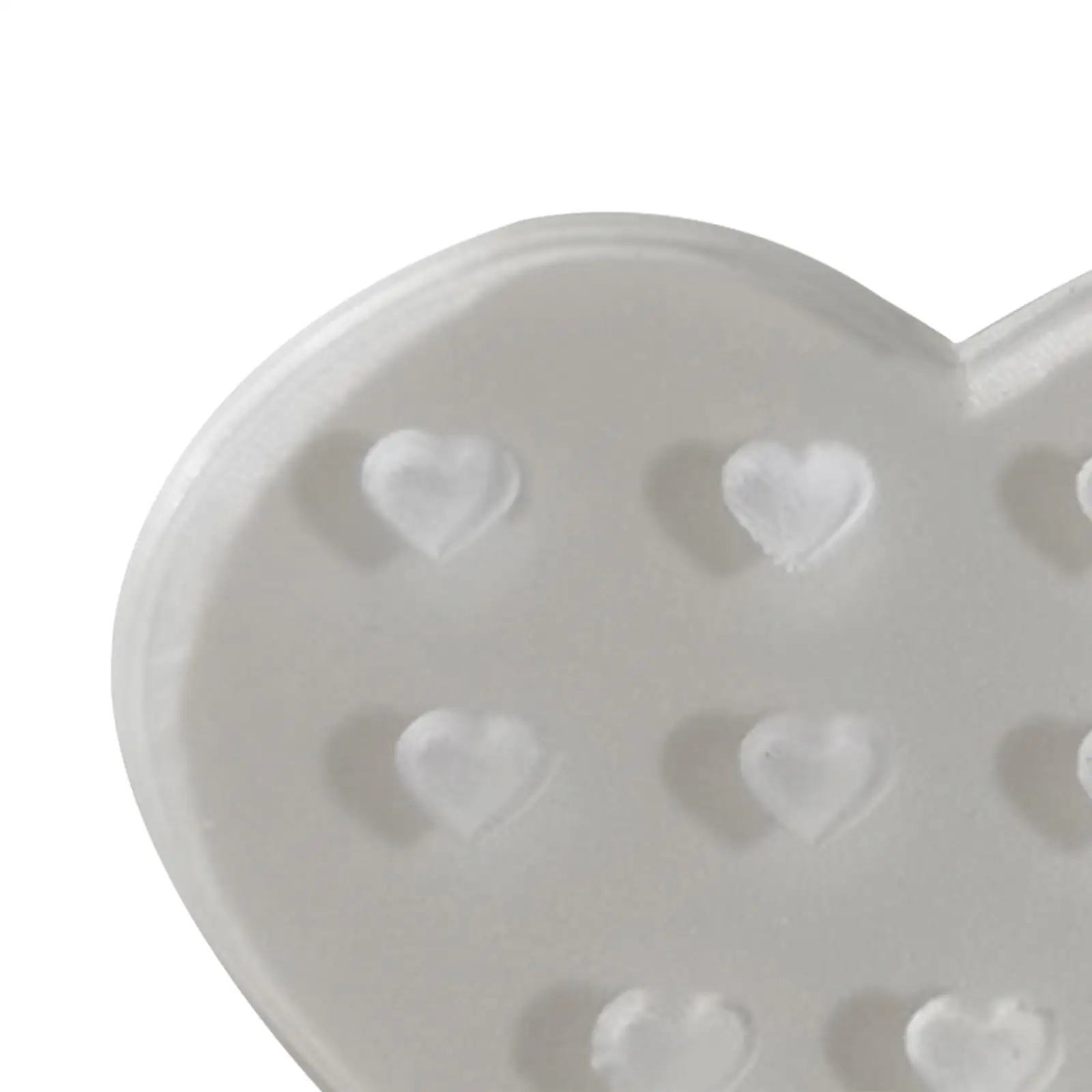 Soporte de pegamento para pestañas de cristal con forma de corazón, soporte adhesivo para pestañas lavable, paleta reutilizable para extensión de pestañas y Kit de elevación