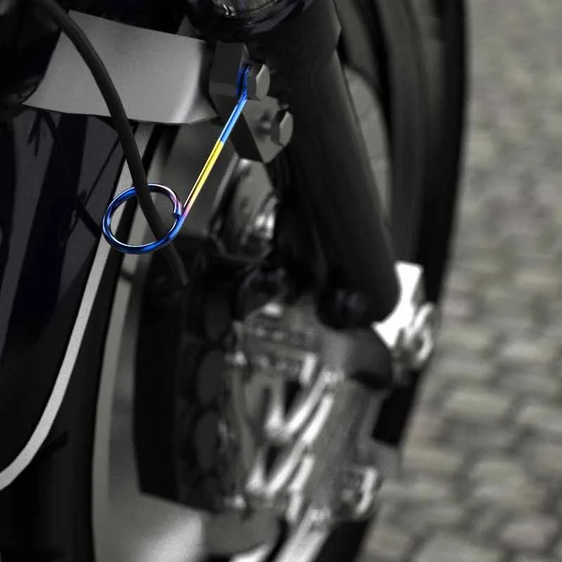 Collier de serrage de câble de tuyau de frein modifié pour moto, clip de support de tube, véhicule tout-terrain, accessoires universels, conduite de