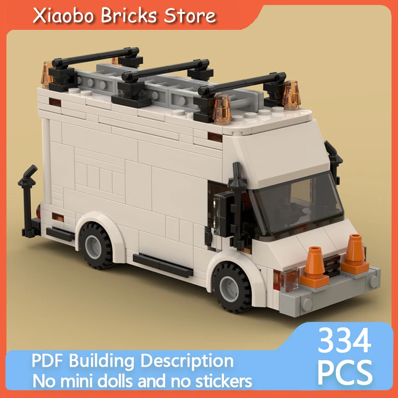 

City Service Car Model MOC Building Bricks Maintain The Tool Truck Modular Technology Gifts Holiday Assemble Children Toys Suit