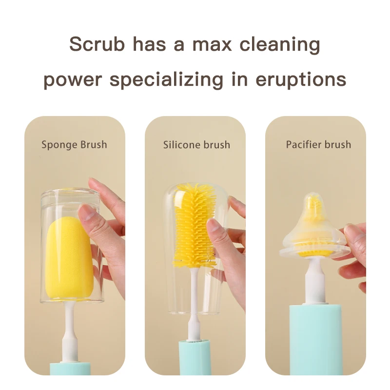 Electric Bottle Cleaning Brush Water Bottle Cleaning Brush Smart Cup Cleaning Brush Powerful Detachable Design One-button Start