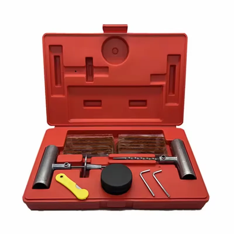 AliExpress NONE 38pcs Car Bike Tire Repair Kit Auto Studding Tool Set Puncture Plug Garage Accessories