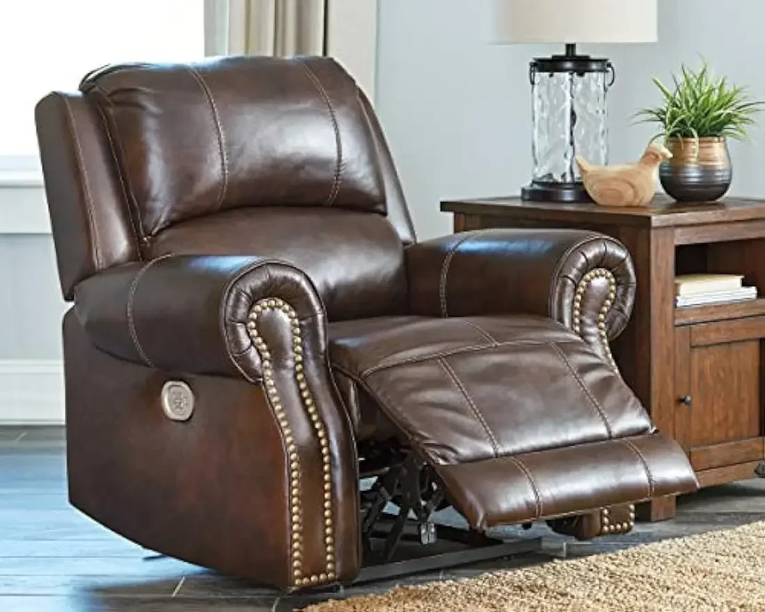 Buncrana Power Recliner with Adjustable Headrest, Brown Sofa Set Living Room Furniture  Sofa Beds Furniture