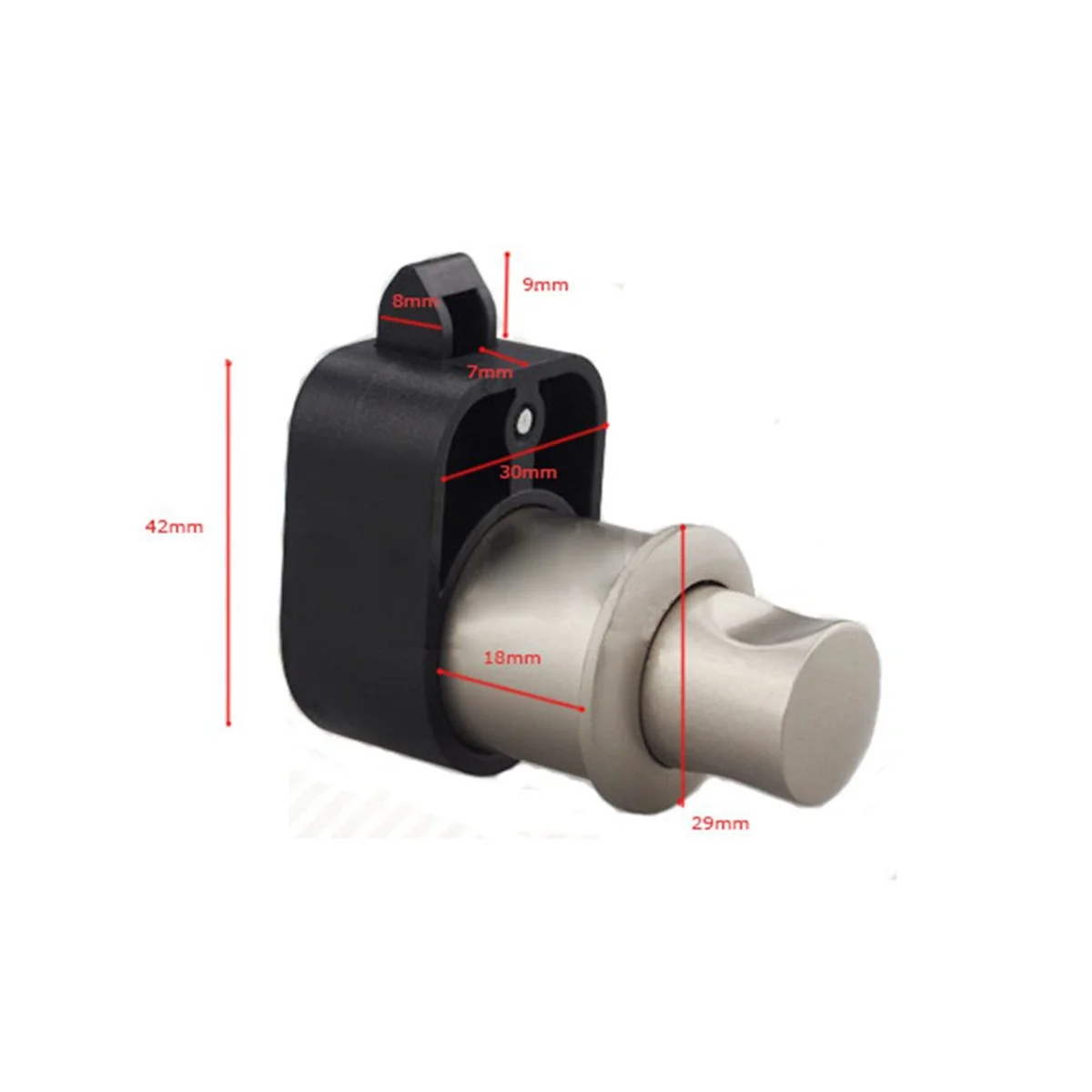 

JHD RV Boat Cabinet Button Lock RV Furniture Button Lock Boat Yacht Wall Cabinet Drawer Push Lock, Pearl Nickel