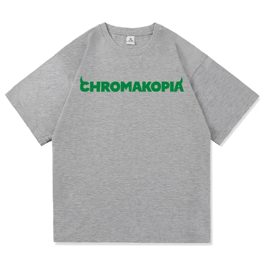 Tyler The Creator Chromakopia Tour Women T Shirt Aesthetic Letter Print T-Shirt Unisex Casual Tees Shirts Women Short Sleeve