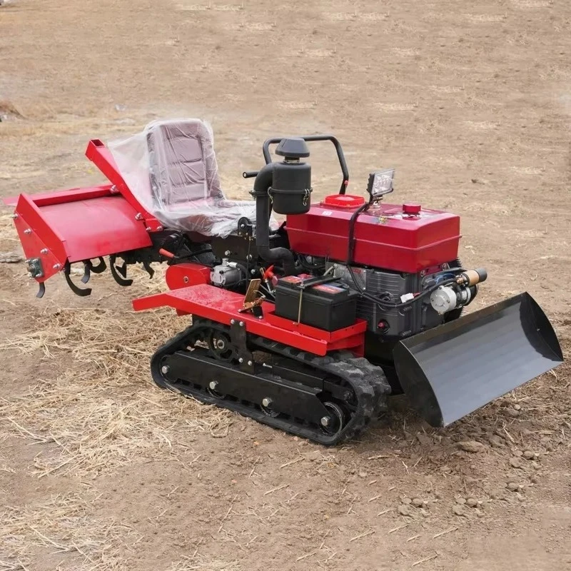 

25HP 30HP Rotary Tiller Orchard Rotary Tiller Cultivator Farm Mini Crawler Tiller Rotary Small Tractor