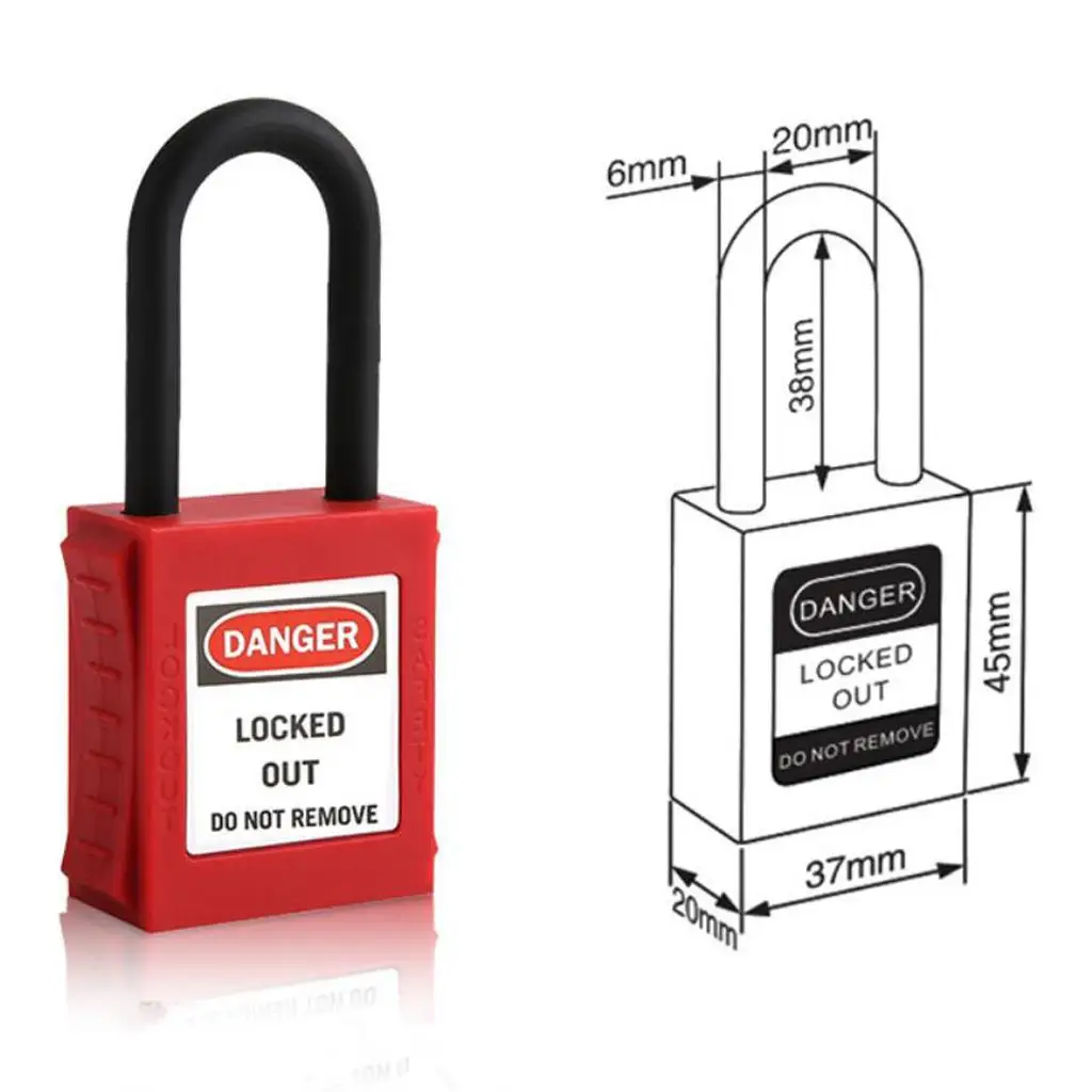 Miniature Circuit Breaker Lock Safety Electrical Fuse Lockout for Machine Repair Workplace Security
