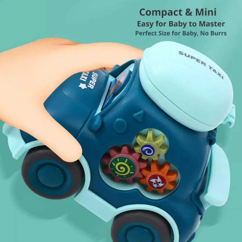 Cartoon Mini Pull Back Toy Car Montessori Inertia Vehicles Early Educational Crawling Toys for Boys Birthday Gifts view 3