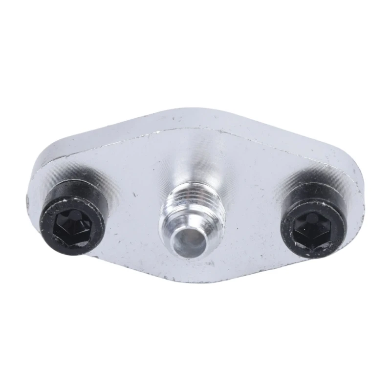 Silver AN4 Oil Flange with Gasket for T3 T04 Service Work Use