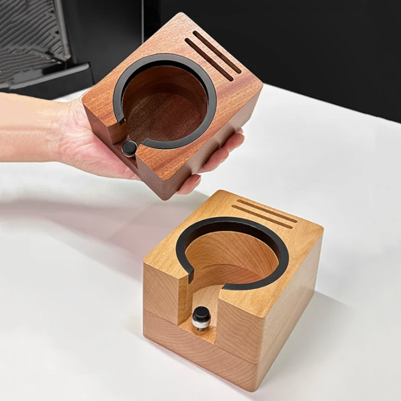 НОВЫЙ простой 58 мм деревянный держатель для тампера для кофе, подставка для станции тампера для эспрессо, деревянная основа, инструменты для машины для эспрессо, аксессуары для бариста