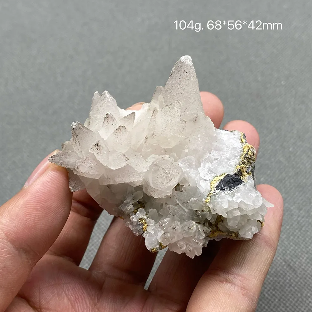 Pietra di cristallo grezza di calcite cinese Fujian naturale al 100% con fluorescenza