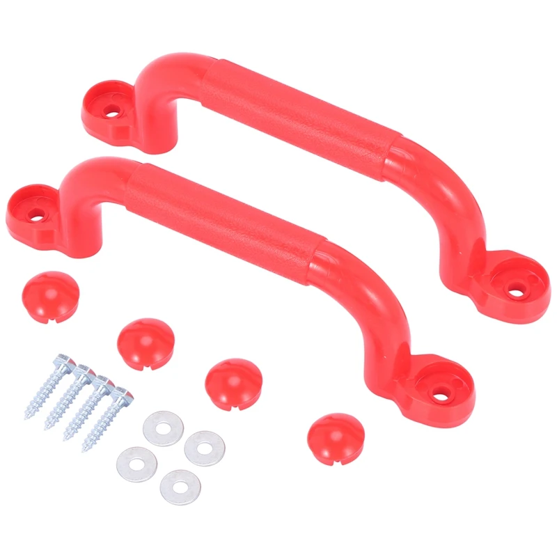 

HOT-1 Pair Children Playground Nonslip Handle Mounting Hardware Kits Climbing Frame Stair Handrail Swing Outdoor Sports Toy Acce