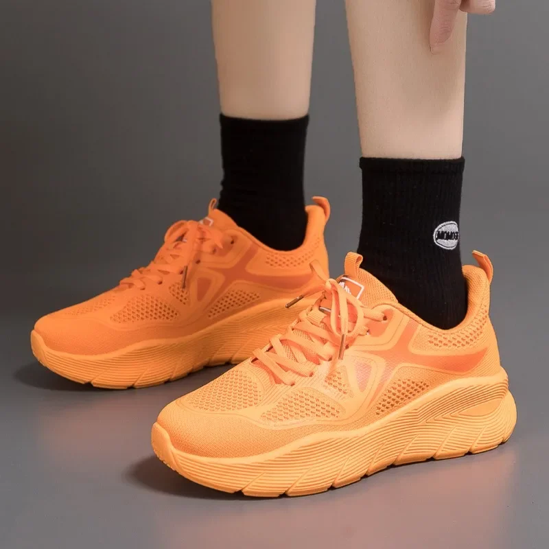 

Women's Summer Sneakers New Multi-color Breathable Mesh Running Shoes Womens Trendy All-match Soft Sole Casual Platform Shoes